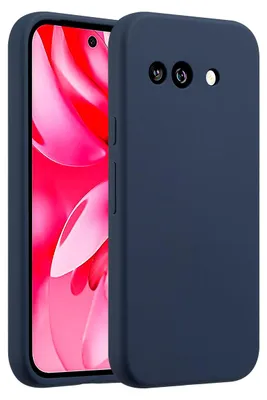 Imagen del producto de Funda Trasera de Silicona Líquida para Google Pixel 9A - Azul oscuro