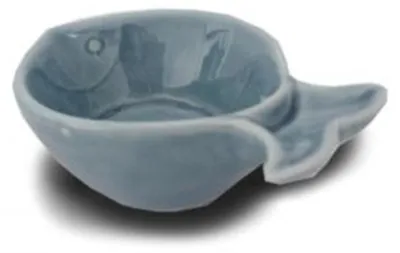Produktbild von Schale Fisch, Steingut, blau