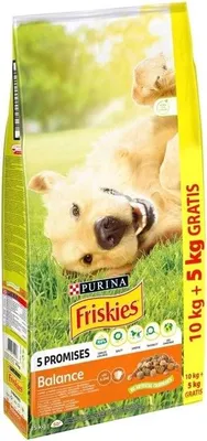 Image de Friskies Balance avec un mélange de poulet, de boeuf et de légumes 15 Kg