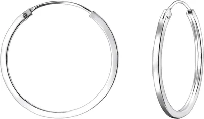 Produktbild von 925 Sterling Silber Creolen Ohrringe 12-25mm Größe - 25 mm