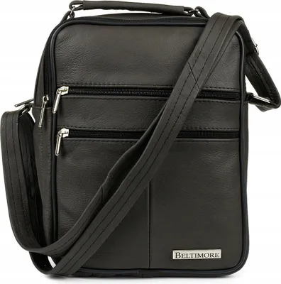 Produktbild von Praktische vertikale Herrentasche aus Leder von Beltimore