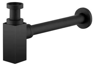 Obrázek produktu pro Matně černá sifonová odpadní armatura umyvadla