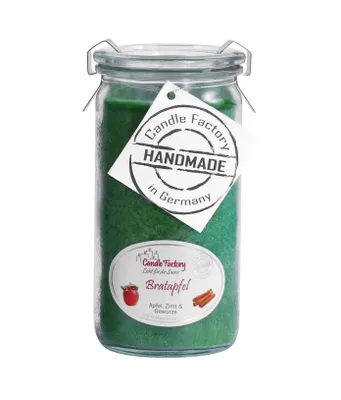 Produktbild von Candle Factory Mini Jumbo, Rund, Grün, Apfel, 70 h, 1 Stück(e)