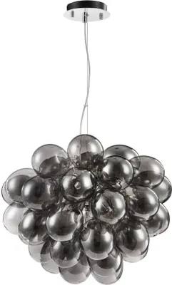 Obrázek produktu pro Závěsná lampa Maytoni Balbo G9, design nikl, skleněné koule, 8 žárovek, 28 W, IP20