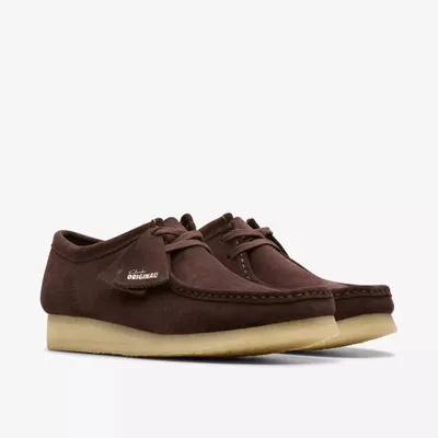 Produktbild von Clarks M Wallabee Dark Brown Int Suede 41