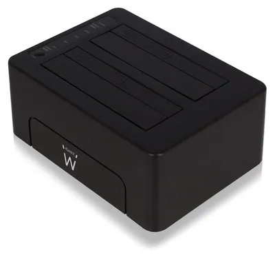 Zdjęcie produktu dla Ewent EW7014, HDD, SSD, SATA III, 2.5,3.5", USB 3.2 Gen 1 (3.1 Gen 1) Type-A, Czarny, Tworzywo sztuczne ABS