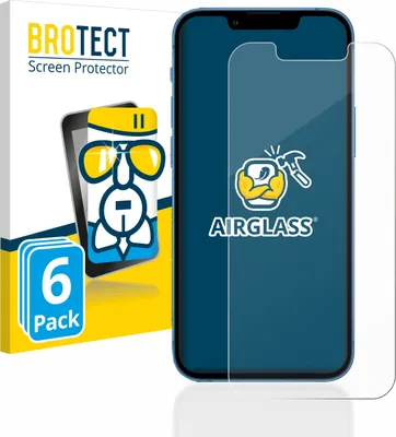 Produktbild von 6x BROTECT Schutzglas für Apple iPhone 13 mini Schutzfolie Panzer Folie Glas Display Schutz klar