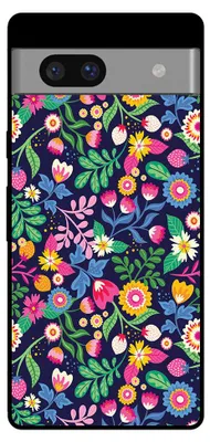 Produktbild von Handyhülle für Google Pixel 7A mit Blumendruck - TPU Backcover Case Flower Design
