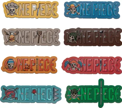 Image de Magnesy lodówkowe One Piece 8 sztuk - oficjalnie licencjonowane