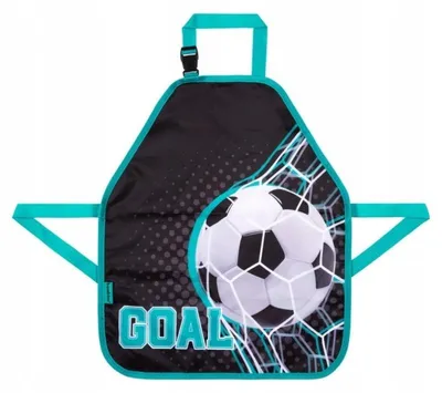 Produktbild von Malschürze Kinder Mal-Kittel Schürze Fußball Goal Kinder Jungen Schule bambino