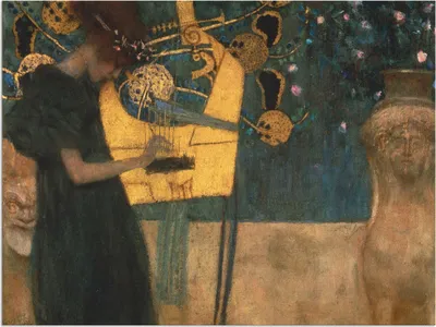 Produktbild von ARTland Wandbild Alu für Innen & Outdoor Die Musik. 1895 Größe: 120x90 cm