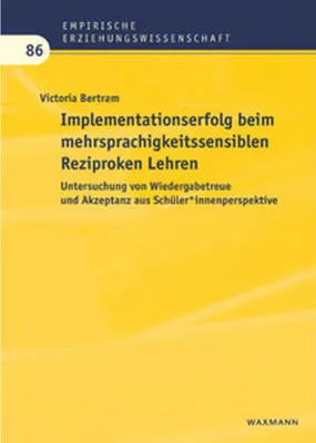 Obrázok produktu pre Implementationserfolg beim mehrsprachigkeitssensiblen Reziproken Lehren