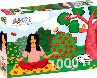 Zdjęcie produktu dla Puzzle 1000 elementów Enjoy – Joga w parku