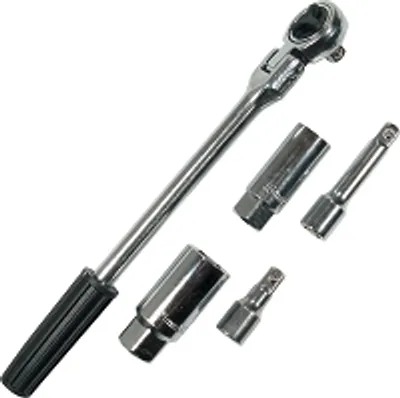 Produktbild von Zündkerzenwerkzeug-Satz, 3/8"-Antrieb, 5-tlg. Mit 16 + 21 mm Einsätze