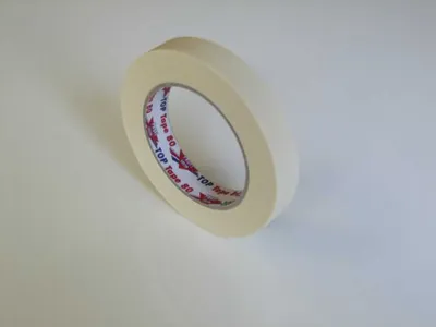 Produktbild von Profi-Farb-Anzeigen-Abdeckband, oberes Klebeband, Augros-oberes Klebeband, 19 mm x 50 m