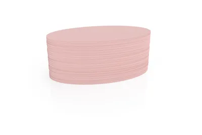 Produktbild von magnetoplan Kommunikationskarten oval rosa, 500 Stk., 190 x 110 mm