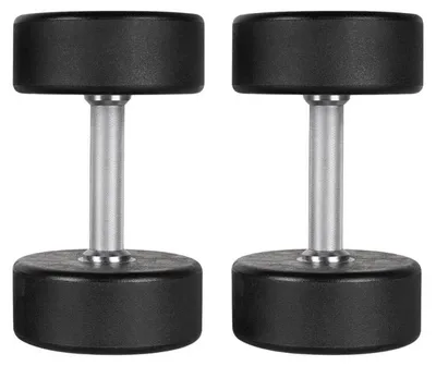 Produktbild von PH Fitness PolyurethanKurzhantel-Set, 2-30 kg – Rutschfester Griff, schonend für den Boden, in 2 kg Schritten | Ideal für Krafttraining, Bodybuilding und CrossFit
