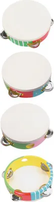 Produktbild von TAMBOURINE KINDER 15cm Musik Instrument Tamburin Trommel Schlaginstrument