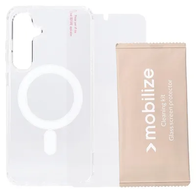 Produktbild von Mobilize Protection Pack passend für Samsung S25 Clear Case und Displayschutz