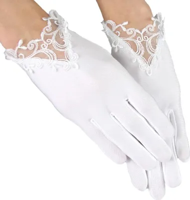 Produktbild von Erstkommunionhandschuhe für Mädchen mit Spitze