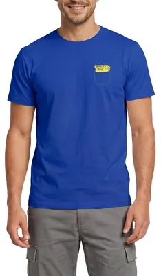 Produktbild von Spreadshirt SpongeBob Schwammkopf Brustmotiv Fanartikel Männer T-Shirt, XL, Dunkelblau