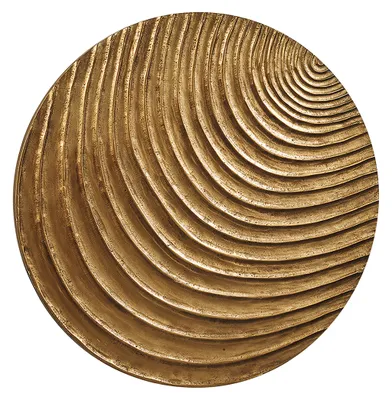 Produktbild von Kobolo Mural MUMBAI ze dřeva - MDF - zlatá barva - Wall Art Wall Picture Deco Deco Interiér obývacího pokoje Home Living Room Modern Jídelna Office