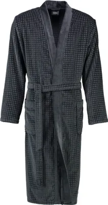 Produktbild von Cawö Herren-Kimono 3714 Uni Farbe anthrazit Größe 60