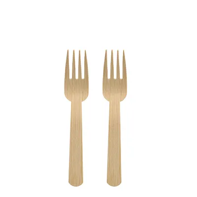 Immagine prodotto di Forchette PAPSTAR "pure" lunghezza: 140 mm 50 pezzi in bambù