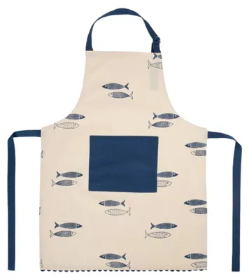 Obrázek produktu pro HOMLA NILGI Bavlněná zástěra s námořnickým motivem 60 x 80 cm
