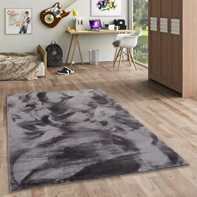 Produktbild von Kinder und Jugend Super Soft Fellteppich Pearl Kids Anthrazit, Größe:120x170 cm