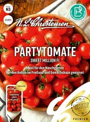 Artikelbild 1 von 'Partytomate Sweet million F1' aus der Kategorie Kirschtomatensamen