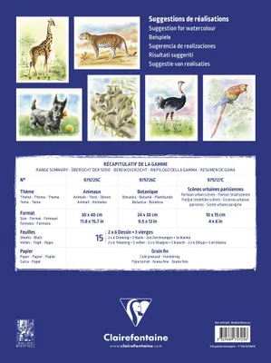 Obrázok produktu pre Clairefontaine 975725C, 15 listy