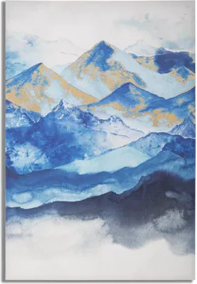 Immagine prodotto di Stampa su tela di paesaggio multicolore, 80x3x120 cm