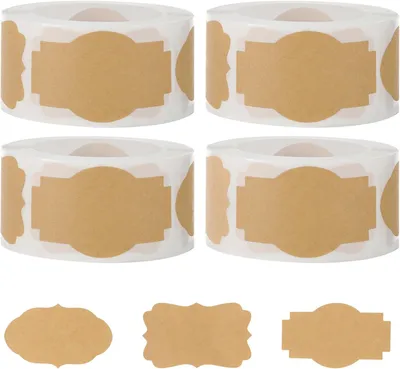 Produktbild von Selbstklebende Etiketten – Marmelade – Etiketten – Aufkleber zum Beschriften – Handgemachte Aufkleber – Weihnachten