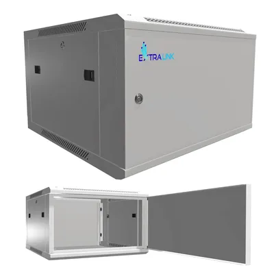 Imagen del producto de Extralink Armario Rack Mural 19 Pulgadas 6U 600×600 mm Gris