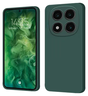Produktbild von Hülle für Xiaomi Redmi Note 14 Pro Case Cover Bumper Smartphone Softgrip Schutzhülle Farbe: Grün