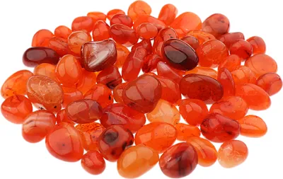 Produktbild von NKlaus 300g Karneol carneus Edelstein 10 - 20 mm Heilsteine Schmuckherstellung Deko 14681