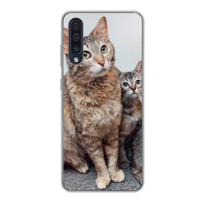 Produktbild von MuchoWow® Handyhülle Schutzhülle Hülle für Samsung Galaxy A30s Katze - Kätzchen - Fell Silikon Softcase Handy Hülle - Karteninhaber