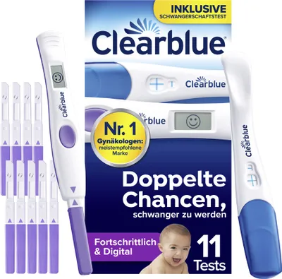 Zdjęcie produktu dla Clearblue 8700216360685 Zestaw płodności Clearblue "Zajdź w ciążę szybciej"