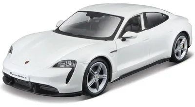 Imagen del producto de Porsche Taycan Turbo S, modelo 1:44, color blanco