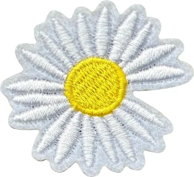 Produktbild von Gänseblümchen-Emblem-Aufnäher zum Aufbügeln
