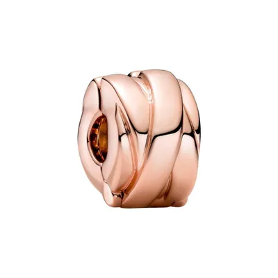 Immagine prodotto di Ciondolo a clip per braccialetti di PANDORA, placcato oro rosa