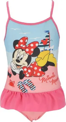 Produktbild von Minnie Mouse Badeanzug Schwimmanzug Badebekleidung Schwimmkleidung für Kinder Rosa 7/8 Jahre