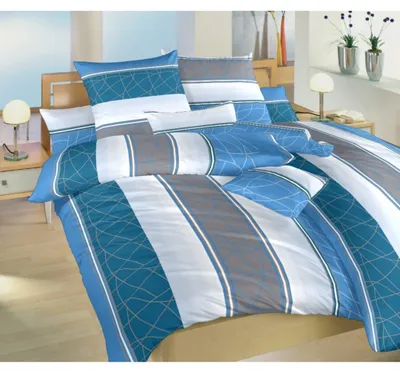 Obrázek produktu pro Bavlněné povlečení Bruno denim 140x200, 70x90 cm