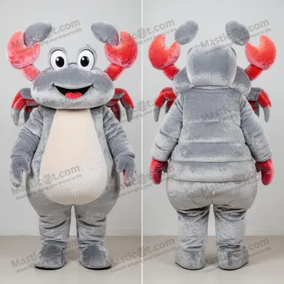 Immagine prodotto di Costume MASTICOT Gonfiabile a Forma di Granchio in Peluche Argento