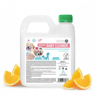 Produktbild von ISOKOR | Baby Cleaner | 2 L | Hypoallergener Reiniger für Babyspielzeug, Möbel & Textilien | Natürlich & Sicher