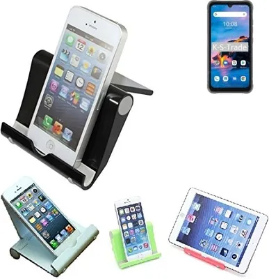 Produktbild von K-S-Trade Handy-Ständer kompatibel mit UMIDIGI Bison Pro faltbarer Tischständer Smartphone Tablet Halterung Reise