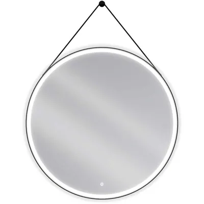 Zdjęcie produktu dla Mexen Reni lustro łazienkowe podświetlane, okrągłe 100 cm, LED 6000K, antypara, rama czarna - 9812-100-100-611-70