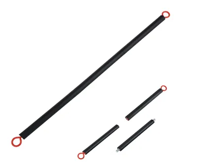 Produktbild von Widerstandsbandstange Stahlstange Pilates-Stange - 3-teilig - Für Heimtraining - Kompatibel mit allen Widerstandsbändern