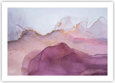 Produktbild von Poster - Poster ohne Rahmen - Marmor Pink Violett - 70x50 cm - Wand Bild - Wanddeko - Wandbilder - Kunstposter - Wandposter - Bilder - Kunstdruck - Wanddekoration - Wandbild - P2XAA70x50-4668